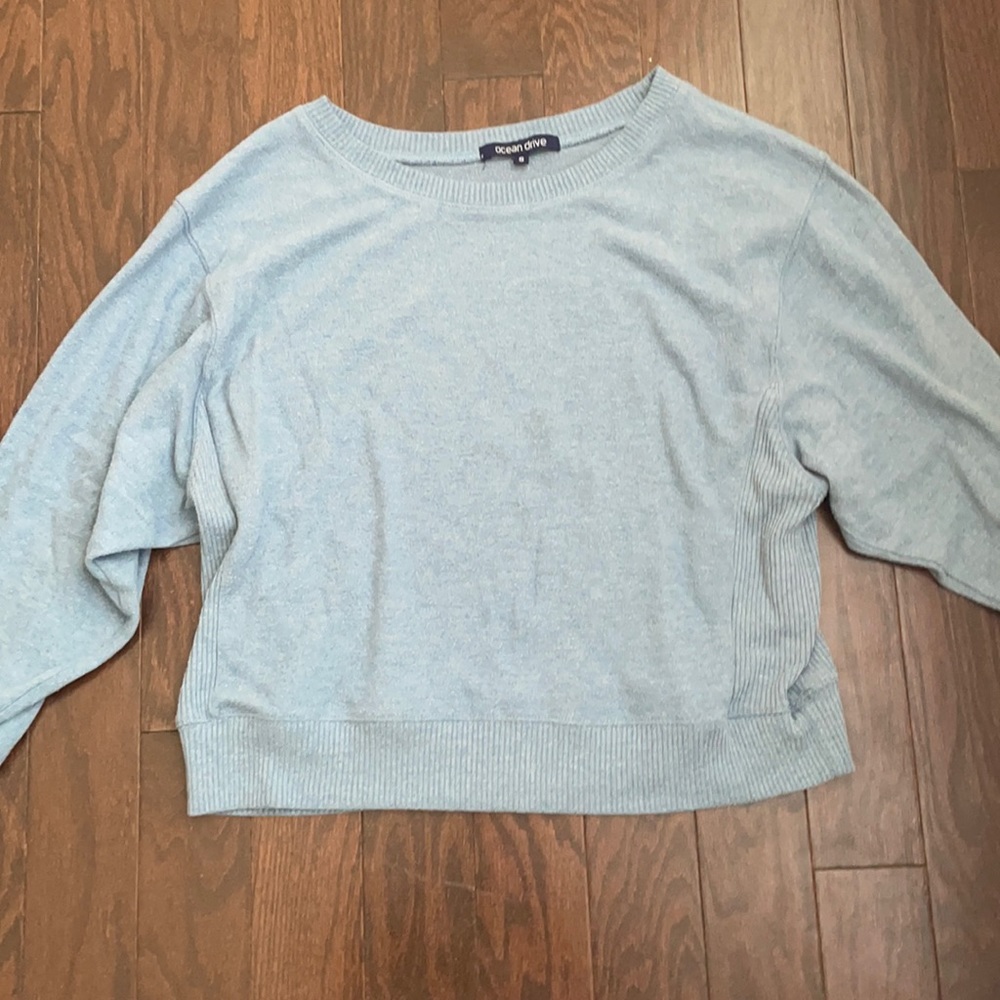 Blue sweatshirt